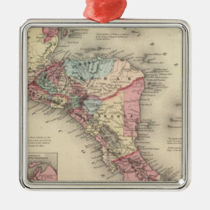 Central America 5 Metal Ornament