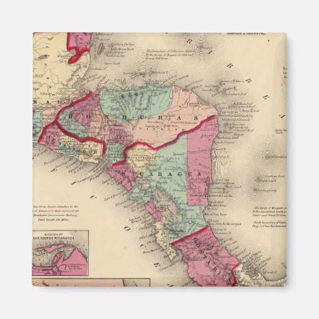 Central America 6 Magnet (Front)