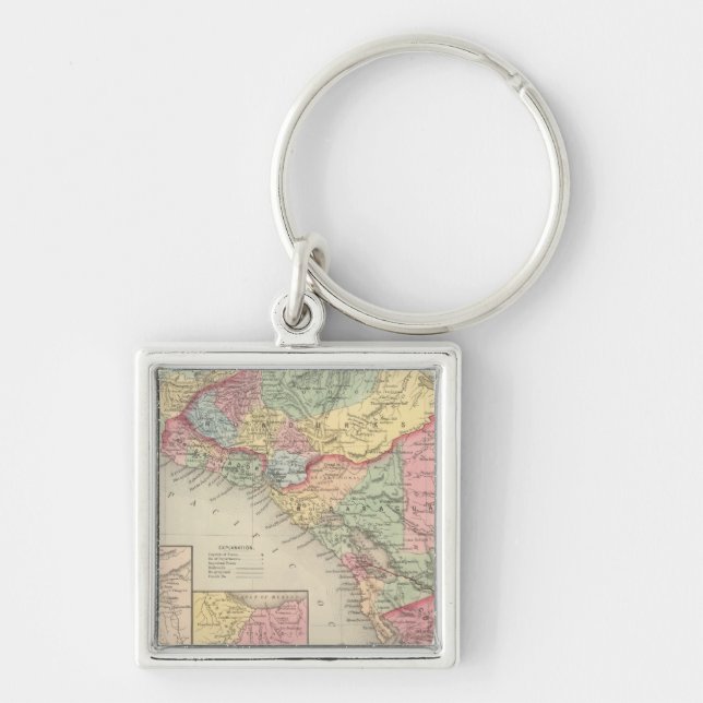 Central America 8 Keychain (Front)