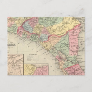 Central America 8 Postcard