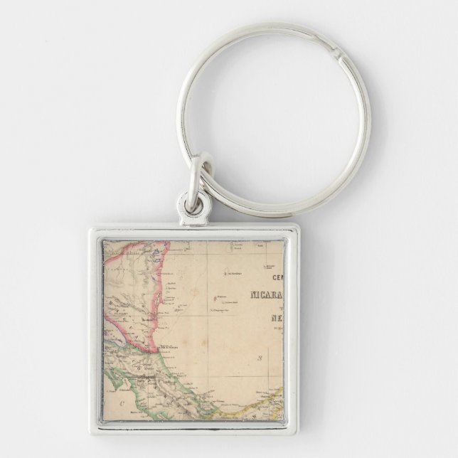 Central America 9 Keychain (Front)