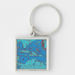 Central America ('America Occidentalis') Keychain