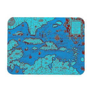 Central America ('America Occidentalis') Magnet