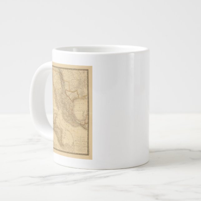 Central America Large Coffee Mug (Front Left)