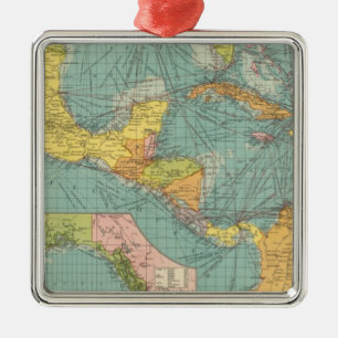 Central America Metal Ornament