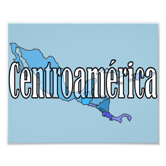 Central America Photo Print (Front)