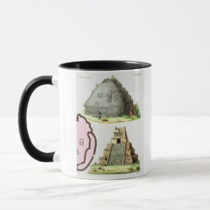Central American Antiquities, detail of two pyrami Mug