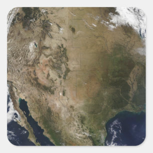 Central and western United States Square Sticker