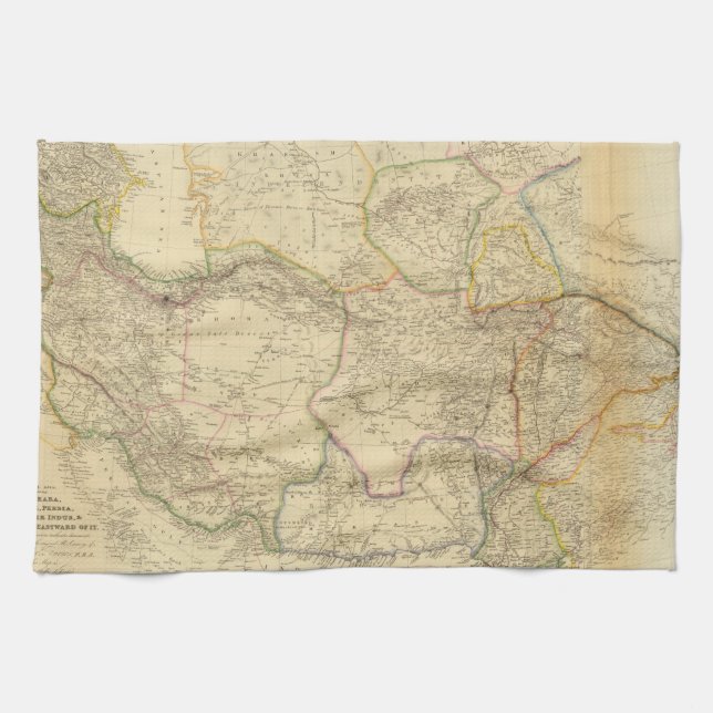 Central Asia 2 Kitchen Towel (Horizontal)