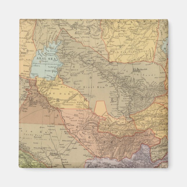 Central Asia 2 Magnet (Front)