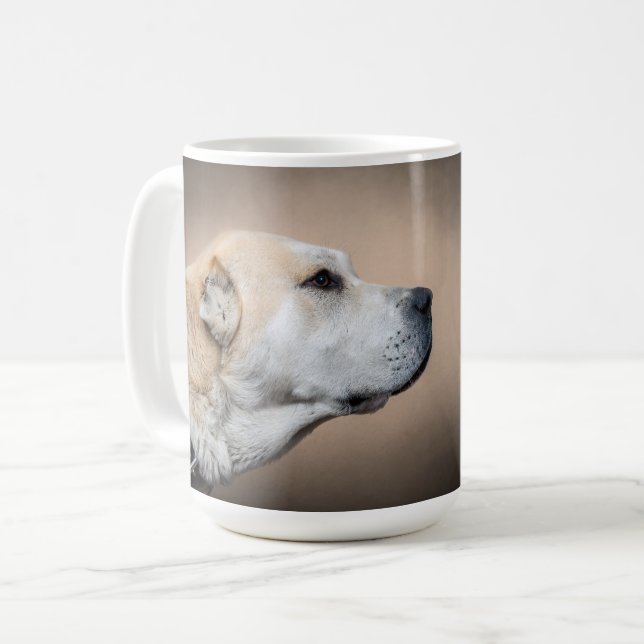 Central Asian shepherd Alabai Coffee Mug (Front Left)