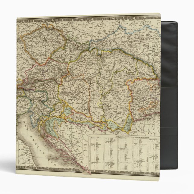 Central Balkan Peninsula Austria Hungary Binder (Front/Inside)