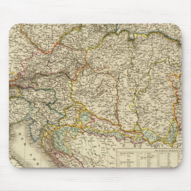 Central Balkan Peninsula Austria Hungary Mouse Pad (Front)