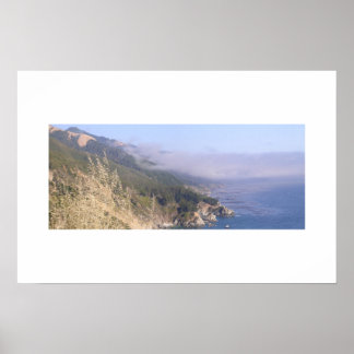 Central California Coastline Poster