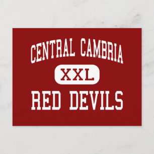Central Cambria - Red Devils - High - Ebensburg Postcard