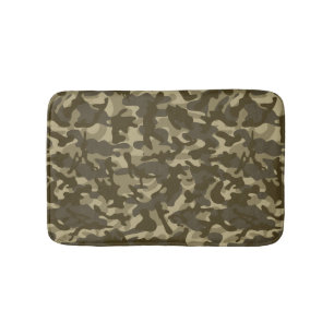 Central Camouflage Bath Mat