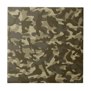 Central Camouflage Tissue Paper Tile