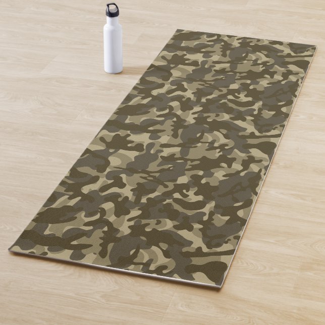 Central Camouflage Yoga Mat (In Situ)