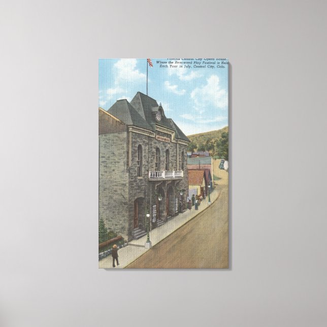 Central City, Colorado - City Opera House Canvas Print (Front)