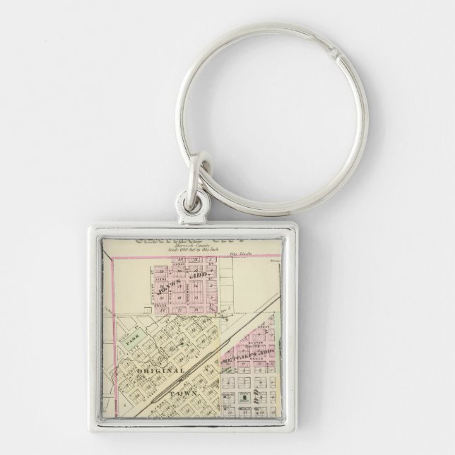 Central City, Nebraska Keychain (Front)