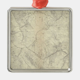 Central Colorado 2 Metal Ornament