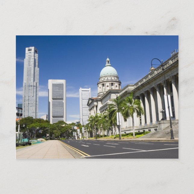 Central district of Singapore Postcard (Front)