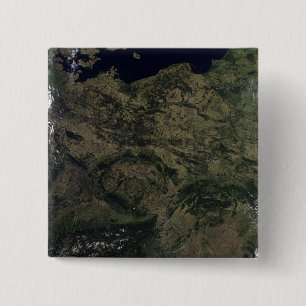 Central Europe 2 Inch Square Button