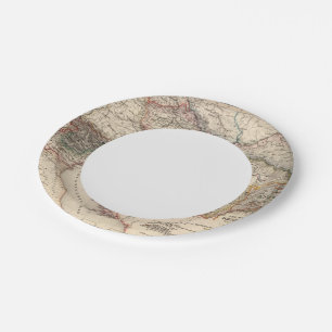 Central Europe Paper Plate