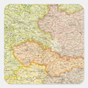 Central European states political Square Sticker