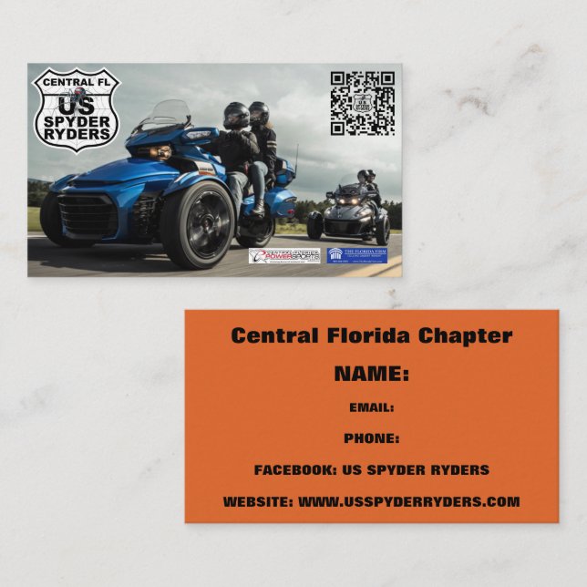 Central Florida Chapter - Business Cards 3 (Front/Back)