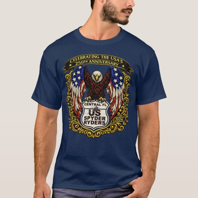 Central Florida Chapter - Eagle USA250 1s T-Shirt (Front)