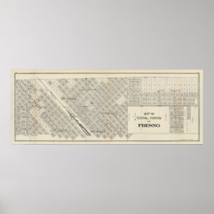 Central Fresno, California Poster
