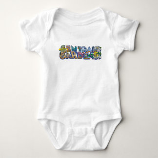 Central Gardens Mural Baby Bodysuit