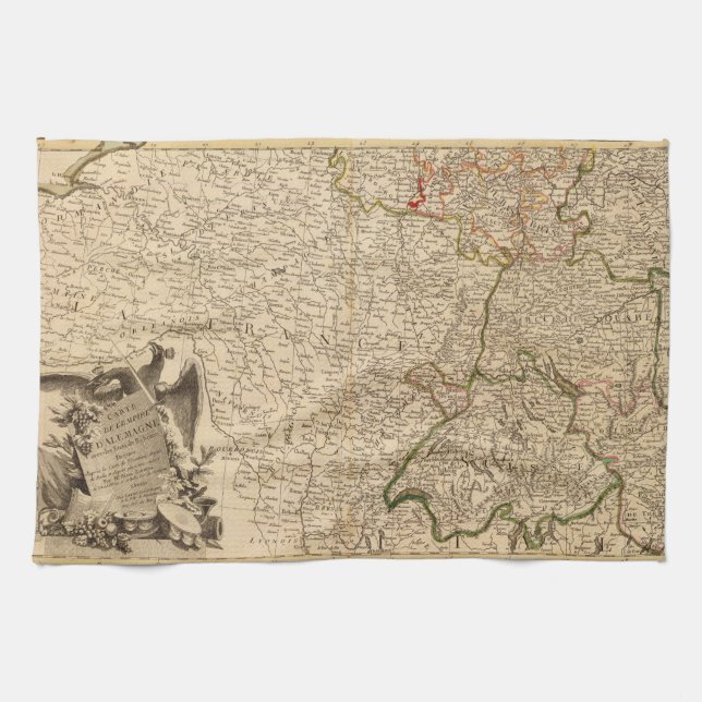 Central Germany 3 Kitchen Towel (Horizontal)