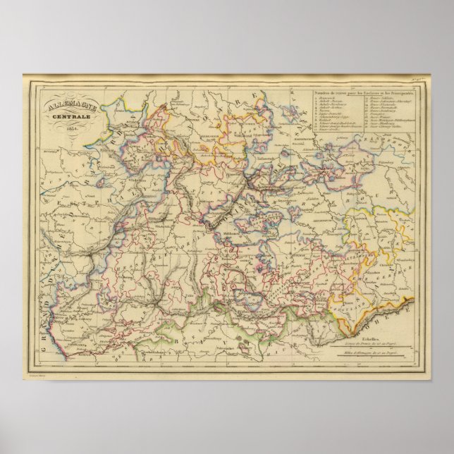 Central Germany Poster (Front)