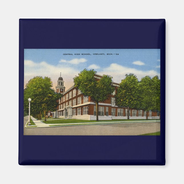 Central High School Ypsilanti Michigan - Vintage Magnet (Front)