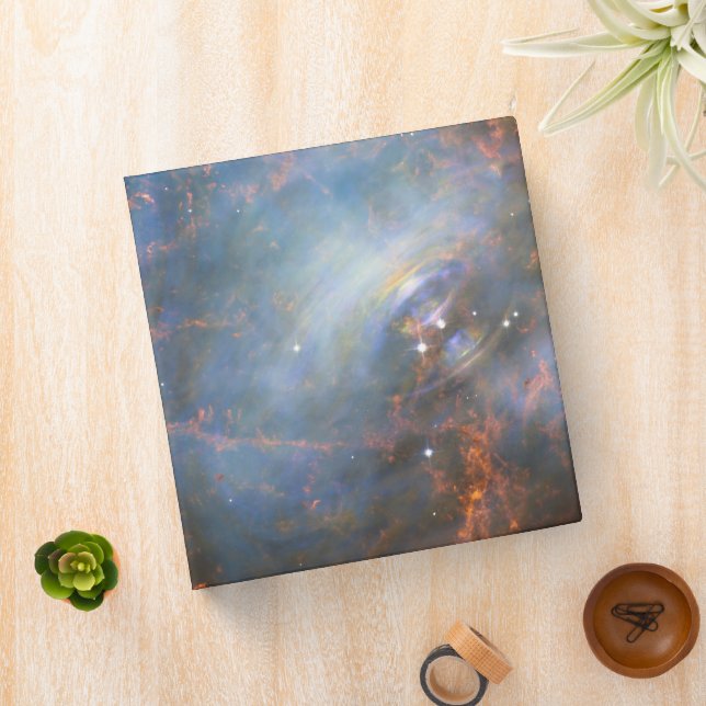 Central Neutron Star In The Crab Nebula. Binder (In Situ)