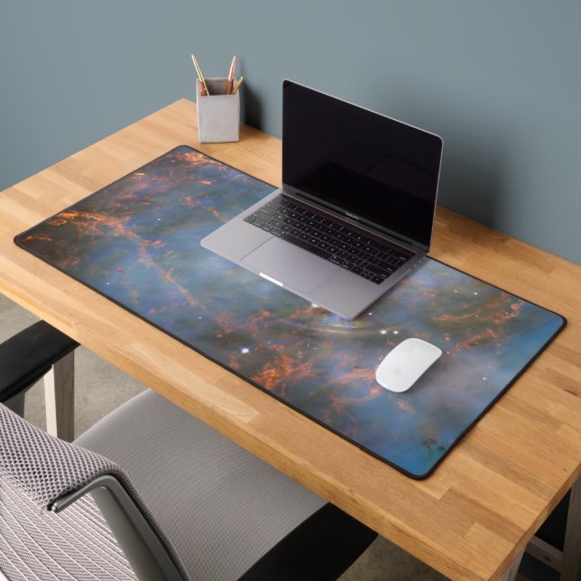 Central Neutron Star In The Crab Nebula. Desk Mat (Office 2)