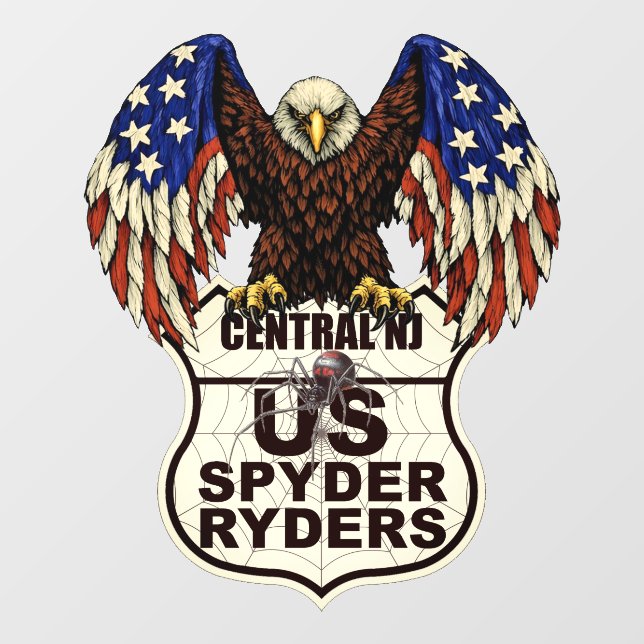 Central New Jersey Chapter - Decal Eagle Logo (Sheet)