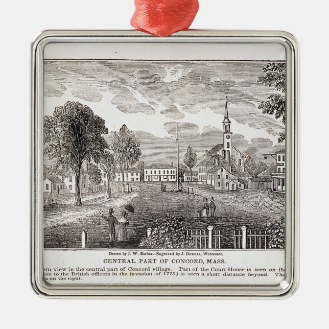 Central of Concord, from 'Historical Metal Ornament (Front)
