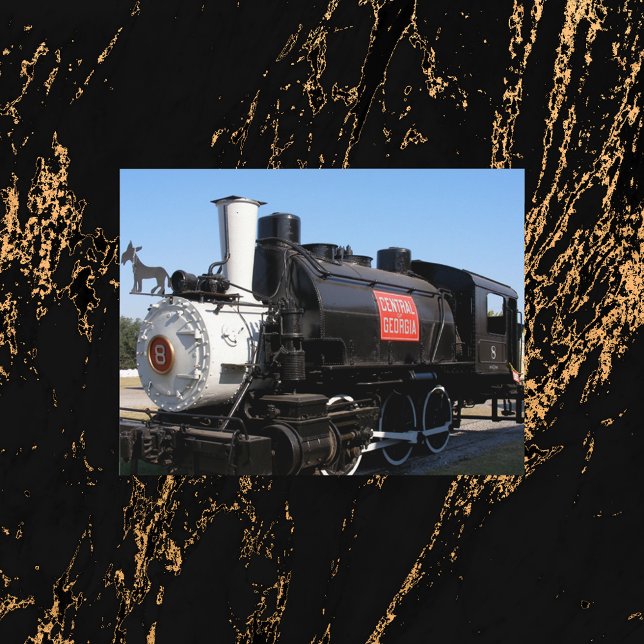 Central of Georgia Railroad Train Photo Postcard (Creator Uploaded)