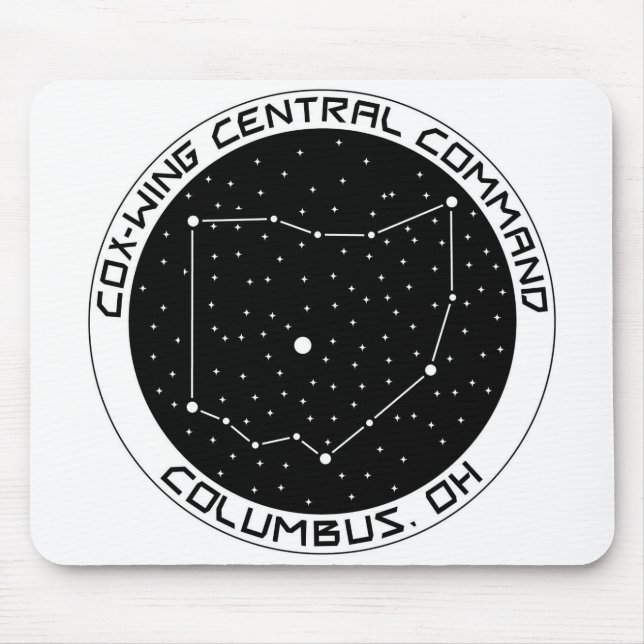Central Ohio X-Wing Central Command  Mousepad (Front)