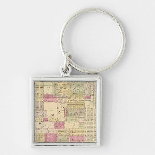 Central Omaha, Nebraska Keychain (Front)