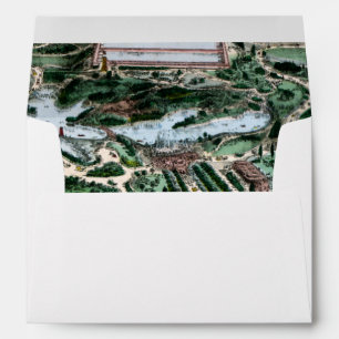 CENTRAL PARK, 1860 ENVELOPE