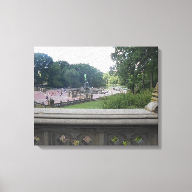 Central Park-6 Canvas Print (Front)