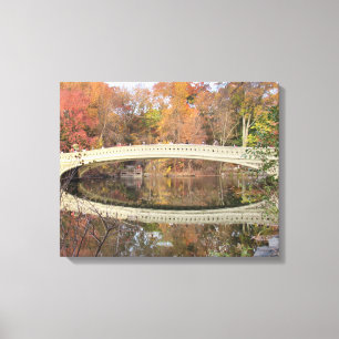 Central Park - Bow Bridge - Autumn Canvas Print