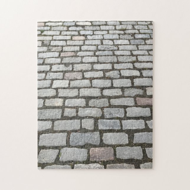 Central Park Cobblestones Stone Pathway NYC Photo Jigsaw Puzzle (Vertical)