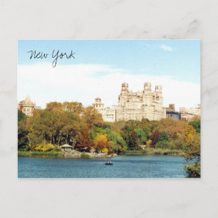 central park colours postcard