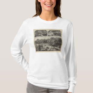 Central Park from Main St. Bridge, Marion, Kansas T-Shirt