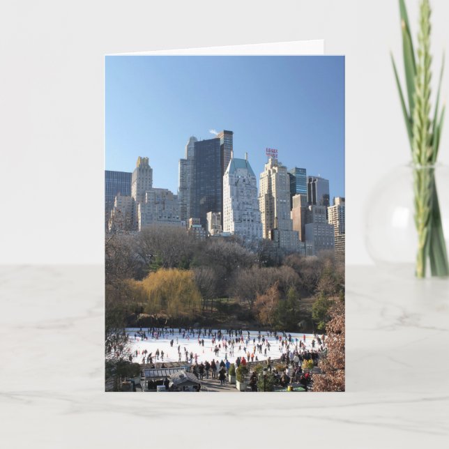 Central Park Ice Rink Holiday Card (Front)